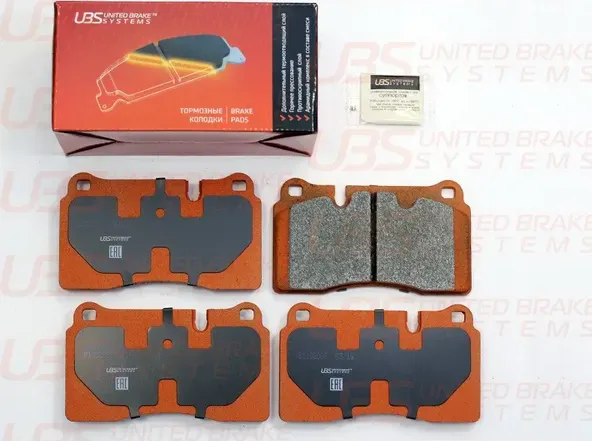 7L6698151J UBS торм. колодки пер. VOLKSWAGEN TOUAREG 02- 10- 11- (TRW. GDB1670) UBS. Артикул B1102007