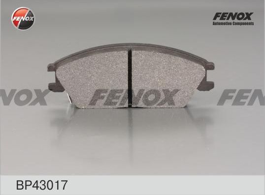 Тормозные колодки Fenox. Артикул BP43017