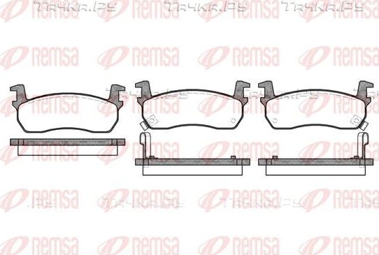 Тормозные колодки Remsa. Артикул 0174.02