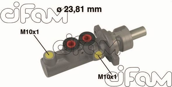 Тормозной цилиндр главный Cifam (алюминий) для Volvo S40 I 1997-2003. Артикул 202-544