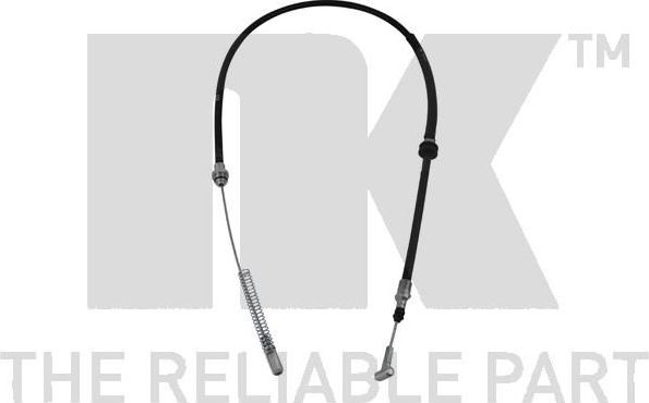 Трос ручника (тросик ручного тормоза) NK. Артикул 9023194
