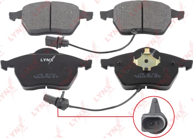 Тормозные колодки LYNXauto. Артикул BD-1216