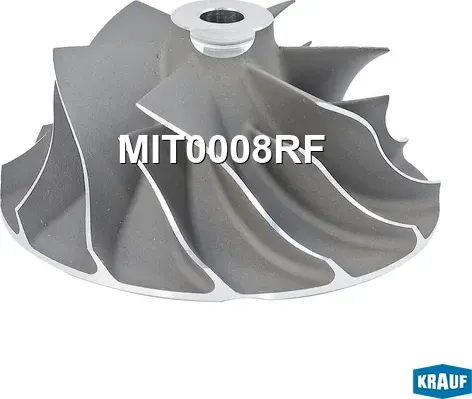 Крыльчатка турбокомпрессора Krauf. Артикул MIT0008RF