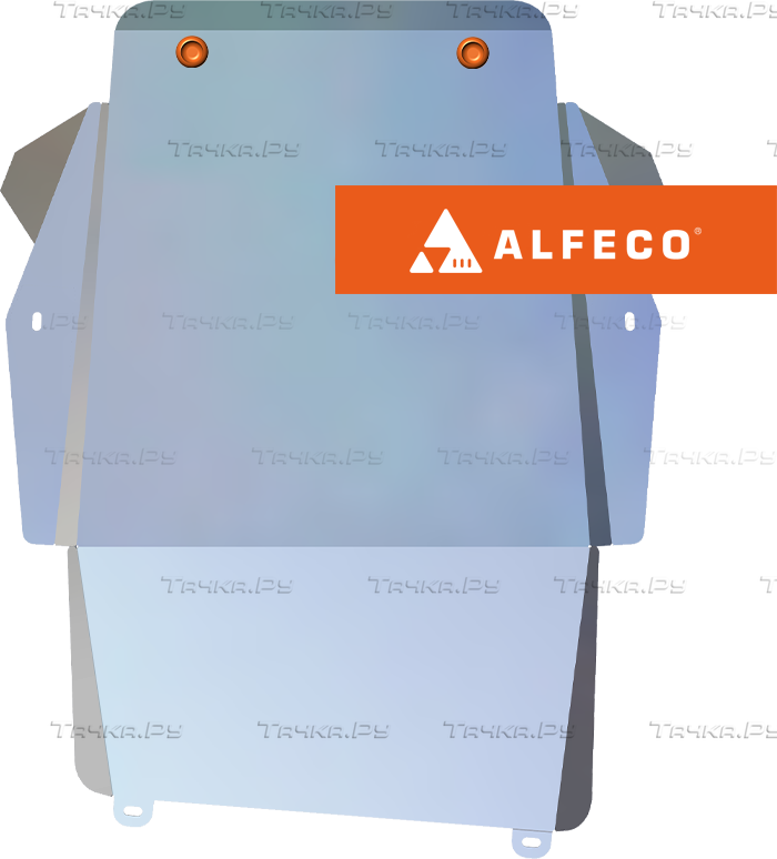 Защита алюминиевая Alfeco для картера и КПП Chrysler 300M 1998-2004. Артикул ALF.33.02 AL4