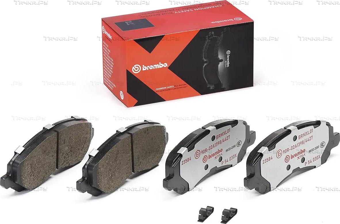 Тормозные колодки Brembo XTRA LINE передние для Mitsubishi ASX I 2010-2026. Артикул P 54 030X