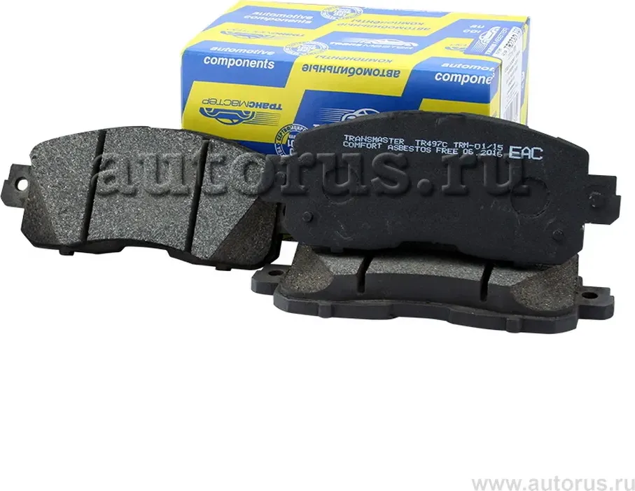 КОЛОДКИ ДИСКОВОГО ТОРМОЗА С НАКЛАДКАМИ В СБОРЕ789 (Transmaster). Артикул TR497C