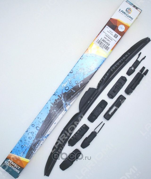 Щетка стеклоочистителя гибридная 500мм (1 шт.), шт (Lariomi). Артикул LWH50