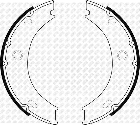 Тормозные колодки (стояночная тормозная система) NiBK. Артикул FN0576