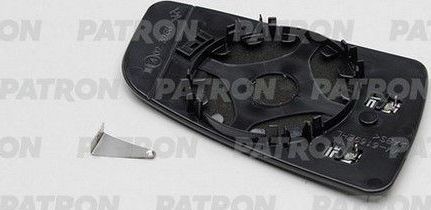 Зеркальное стекло бокового зеркала Patron левое для Opel Zafira B 2005-2008. Артикул PMG2825G01