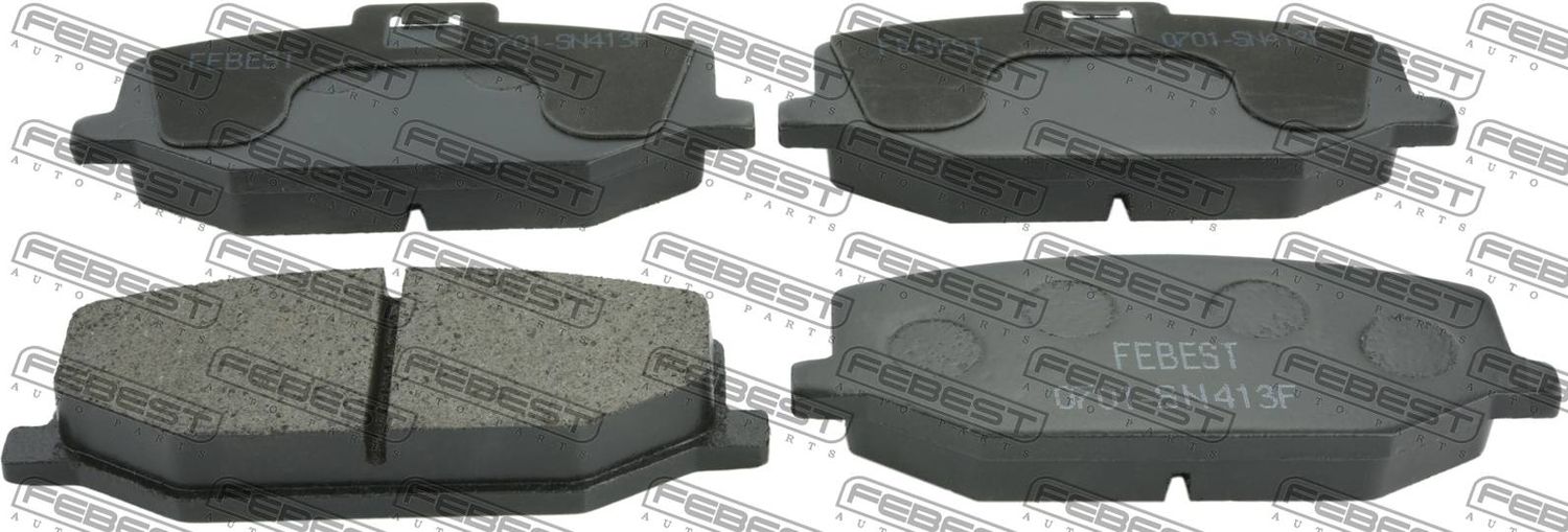 Тормозные колодки Febest. Артикул 0701-SN413F