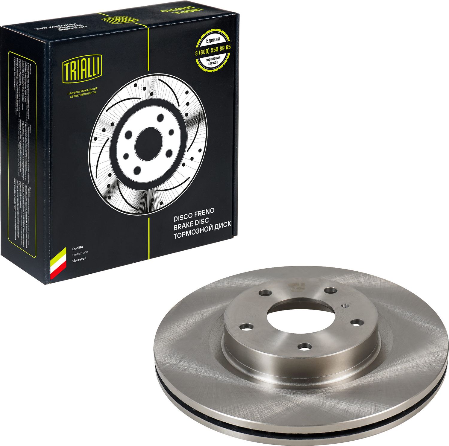 Тормозной диск Trialli передний для Infiniti G III 2002-2007. Артикул DF 073159
