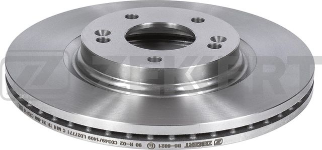 Тормозной диск Zekkert передний для Kia XCeed I 2019-2026. Артикул BS-6021