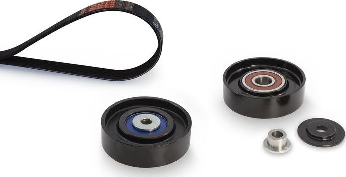 Приводной ремень поликлиновой с роликами (комплект) Gates Micro-V® Kit. Артикул K196PK1768