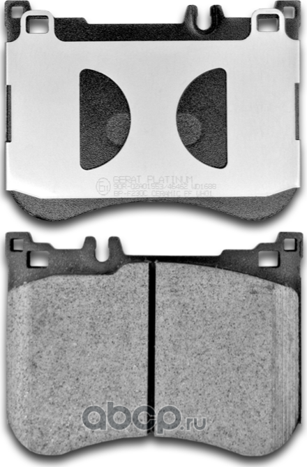 Тормозные колодки Gerat BP-F230C (передние) Ceramic Gerat. Артикул BPF230C