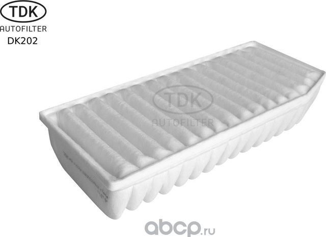 Фильтр воздушный LADA VESTA, X-RAY, RENAULT CLIO IV, DUSTER, DACIA, LOGAN II, SA (ТДК). Артикул DK202
