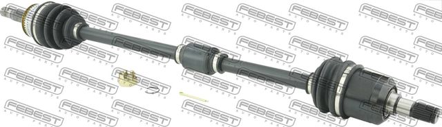 Полуось (привод в сборе, приводной вал) Febest передняя правая для Hyundai Elantra III (XD) 2000-2006. Артикул 1214-CAMTRH