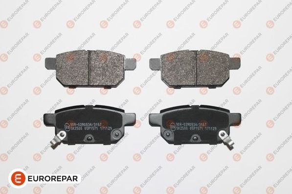 Тормозные колодки Eurorepar. Артикул 1639370080