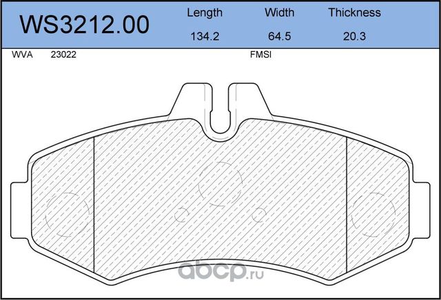 Колодки тормозные дисковые | перед | (Jeenice). Артикул WS321200