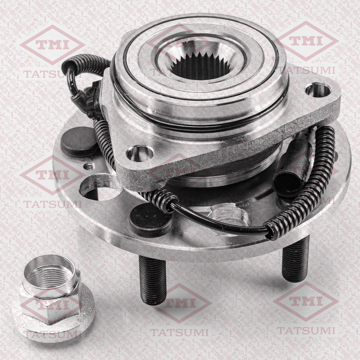 Ступица с подшипником SSANGYONG REXTON 04- перед. (Tatsumi) Tatsumi. Артикул TDE1037