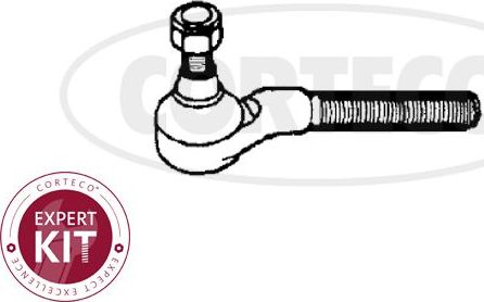 Наконечник рулевой тяги Corteco правый для Renault 19 I 1988-1993. Артикул 49400151