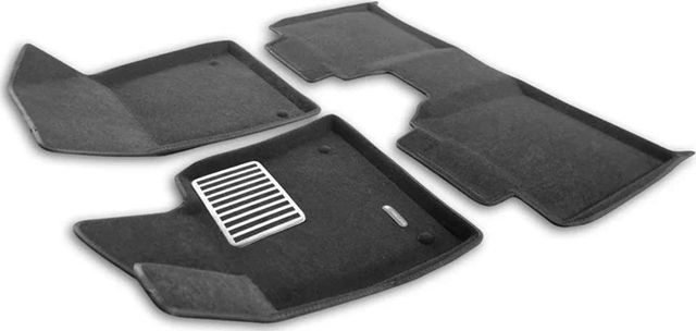 Коврики текстильные Euromat 3D Lux для салона Zeekr 001 2021-2026 СЕРЫЕ. Артикул EM3D-005720G