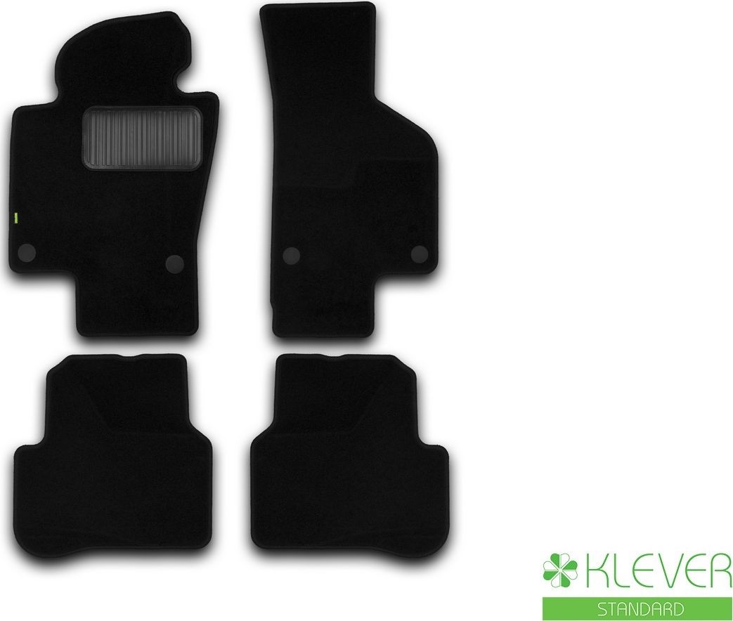 Коврики Klever Standard для салона Volkswagen Passat B6 АКПП седан 2005-2008. Артикул KLEVER02510601210kh