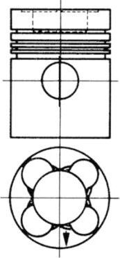 Поршень Kolbenschmidt. Артикул 93568600