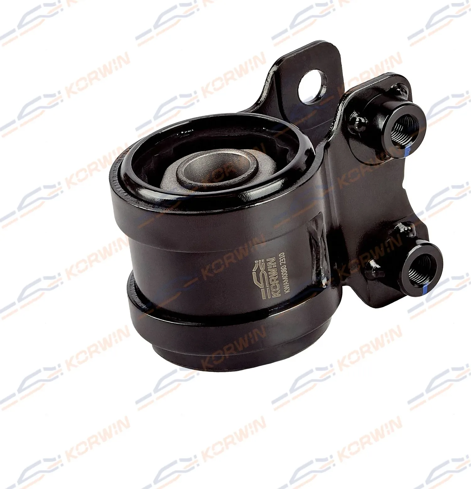 Сайлентблок рычага задний гидравлический с кронштейном LR гарантия 1год 30т км) (Korwin). Артикул KWAM0080