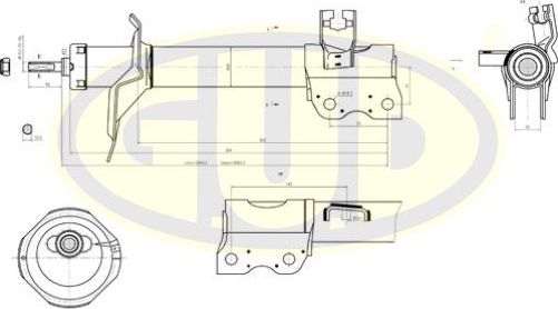 Амортизатор G.U.D.. Артикул GSA334362