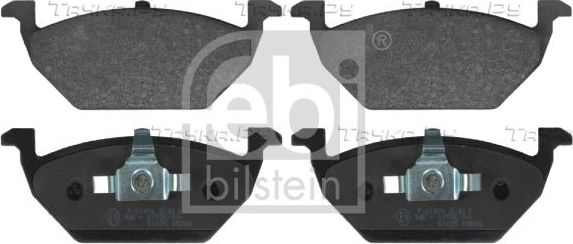 Тормозные колодки Febi Bilstein передние для SEAT Mii 2011-2026. Артикул 16328