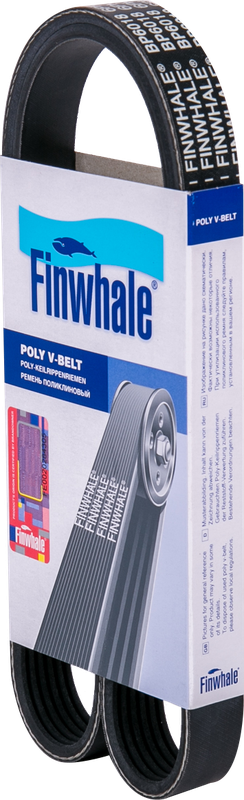 Приводной ремень поликлиновой Finwhale для Peugeot 5008 I 2010-2017. Артикул BP6018