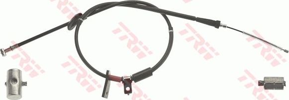 Трос ручника (тросик ручного тормоза) TRW. Артикул GCH596
