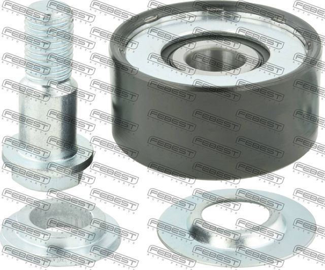 Направляющий (ведущий) ролик приводного поликлинового ремня Febest. Артикул 0188-VDJ200S