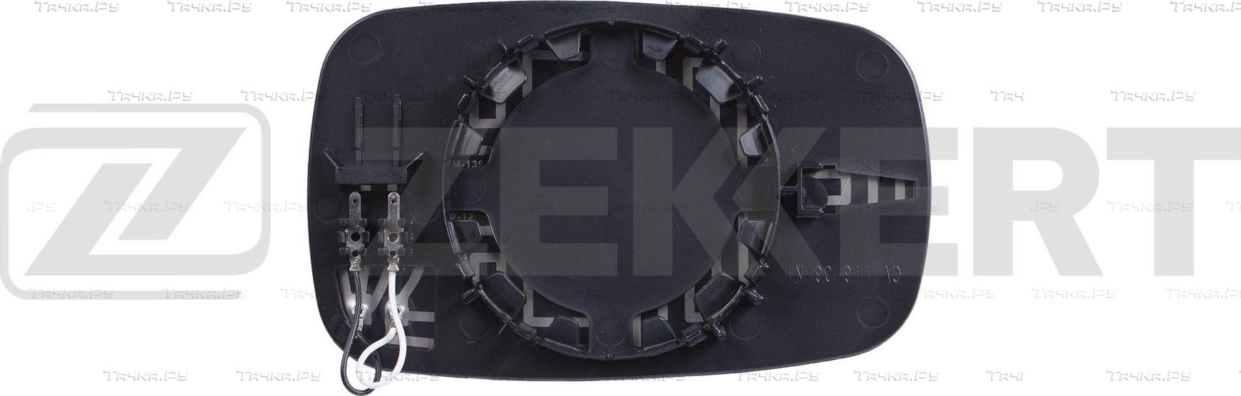Зеркальное стекло бокового зеркала Zekkert правое для Renault Grand Scenic II 2004-2009. Артикул SP-1034