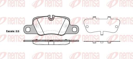 Тормозные колодки Remsa. Артикул 1401.00