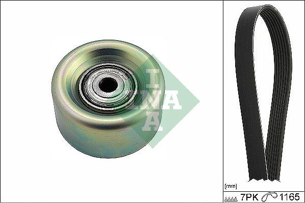 Приводной ремень поликлиновой с роликами (комплект) Ina. Артикул 529 0274 10