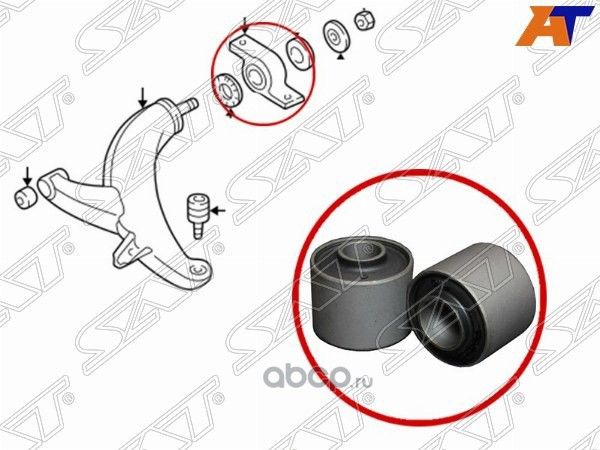 Сайлентблок переднего рычага задний без обоймы (SAT). Артикул ST20201FA060