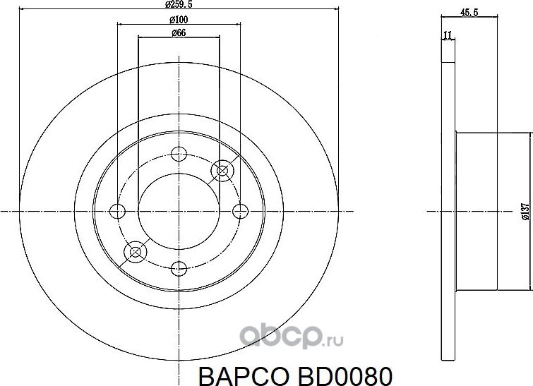 Делаль (Bapco). Артикул BD0080