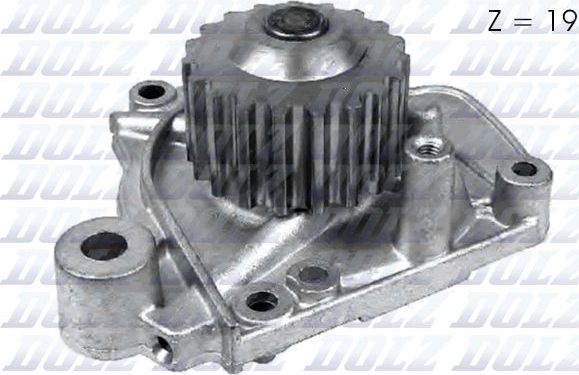 Помпа (водяной насос) Dolz для Honda Civic IV 1988-1991. Артикул H124