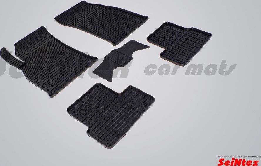 Коврики резиновые Seintex с узором сетка для салона Opel Astra J 2010-2015. Артикул 82887