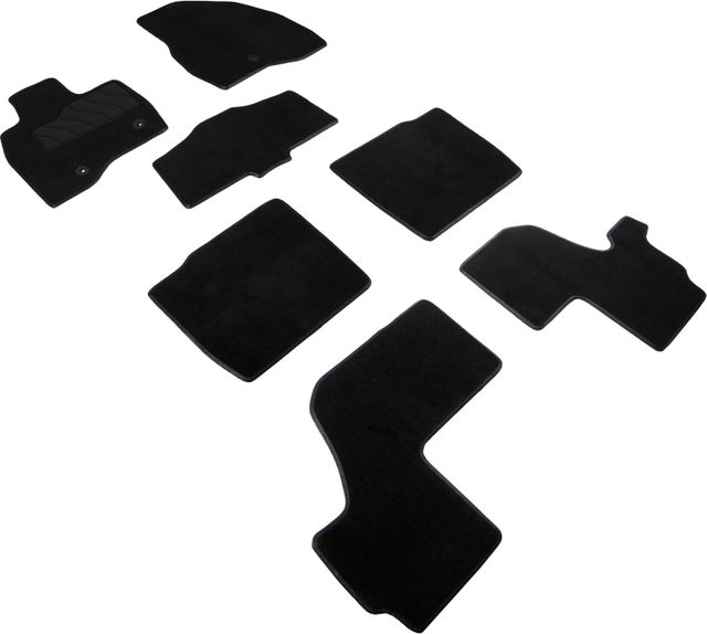 Коврики Seintex ворсовые для салона Ford Explorer V рестайлинг (V-3,5) 2015-2026. Артикул 94279