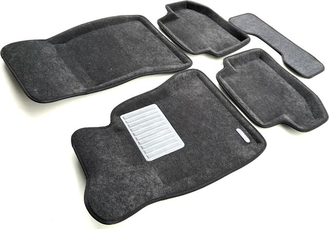 Коврики текстильные Euromat 3D Business для салона BMW 5 F10 рестайлинг 2013-2016 Темно-серые. Артикул EMC3D-001218G