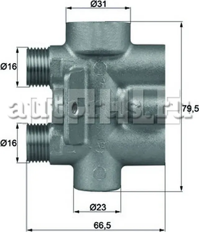 Термостат KNECHT/MAHLE TO 9 75 (Mahle/Knecht). Артикул TO 9 75