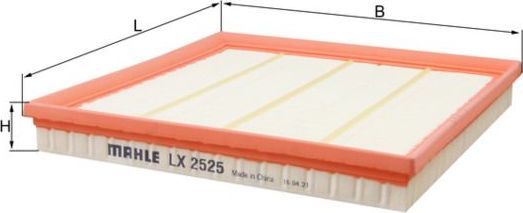 Воздушный фильтр Mahle-Knecht. Артикул LX 2525