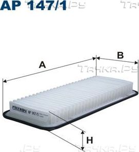 Воздушный фильтр Filtron. Артикул AP 147/1