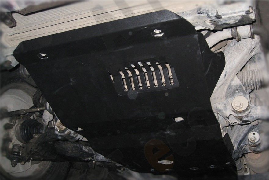 Защита Alfeco для картера и КПП Toyota Land Cruiser Prado 120 2002-2009. Артикул ALF.24.10+ALF.24.42