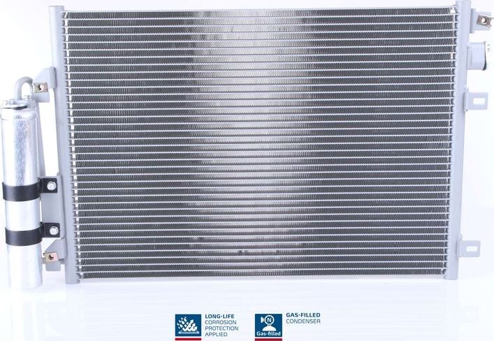 Радиатор кондиционера (конденсатор) Nissens (алюминий). Артикул 94439