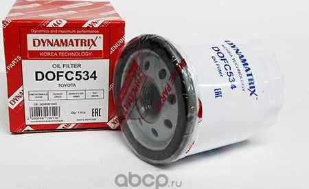 фильтр масляный (Dynamatrix-Korea). Артикул DOFC534