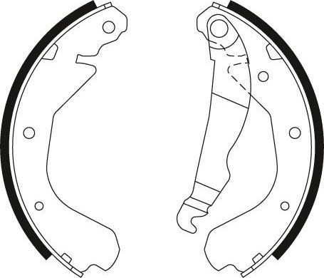 Тормозные колодки TRW задние для Opel Ascona C 1982-1988. Артикул GS6212