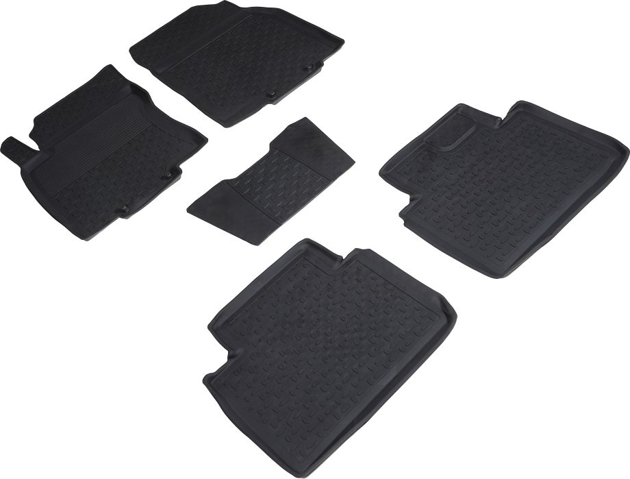 Коврики резиновые Seintex с высоким бортиком для салона Renault Koleos II 2017-2026. Артикул 88702